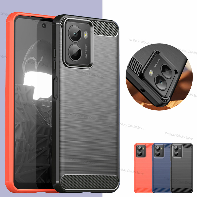Per HMD Fusion Custodia HMD Fusion Cover Funda Antiurto TPU Spazzolato Anti-Slip Silicone Protettivo Della Copertura Posteriore Del Telefono Per HMD Fusion