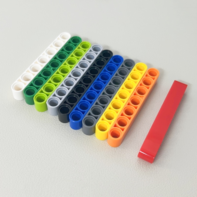 10PCS 32524 Liftarm Thick 1 x 7 Bricks Collections Bulk Modular GBC Toys For Technical MOC Buildings Blocks Gifts