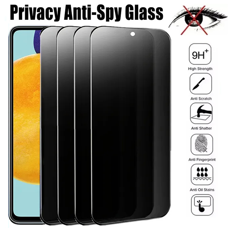 1-4 шт. Защитная пленка для экрана Samsung A53 A13 A52S A52 A32 A12 A55 A51 A72 A22 A33 A73 A21S A54 S10E S20FE Антишпионское стекло
