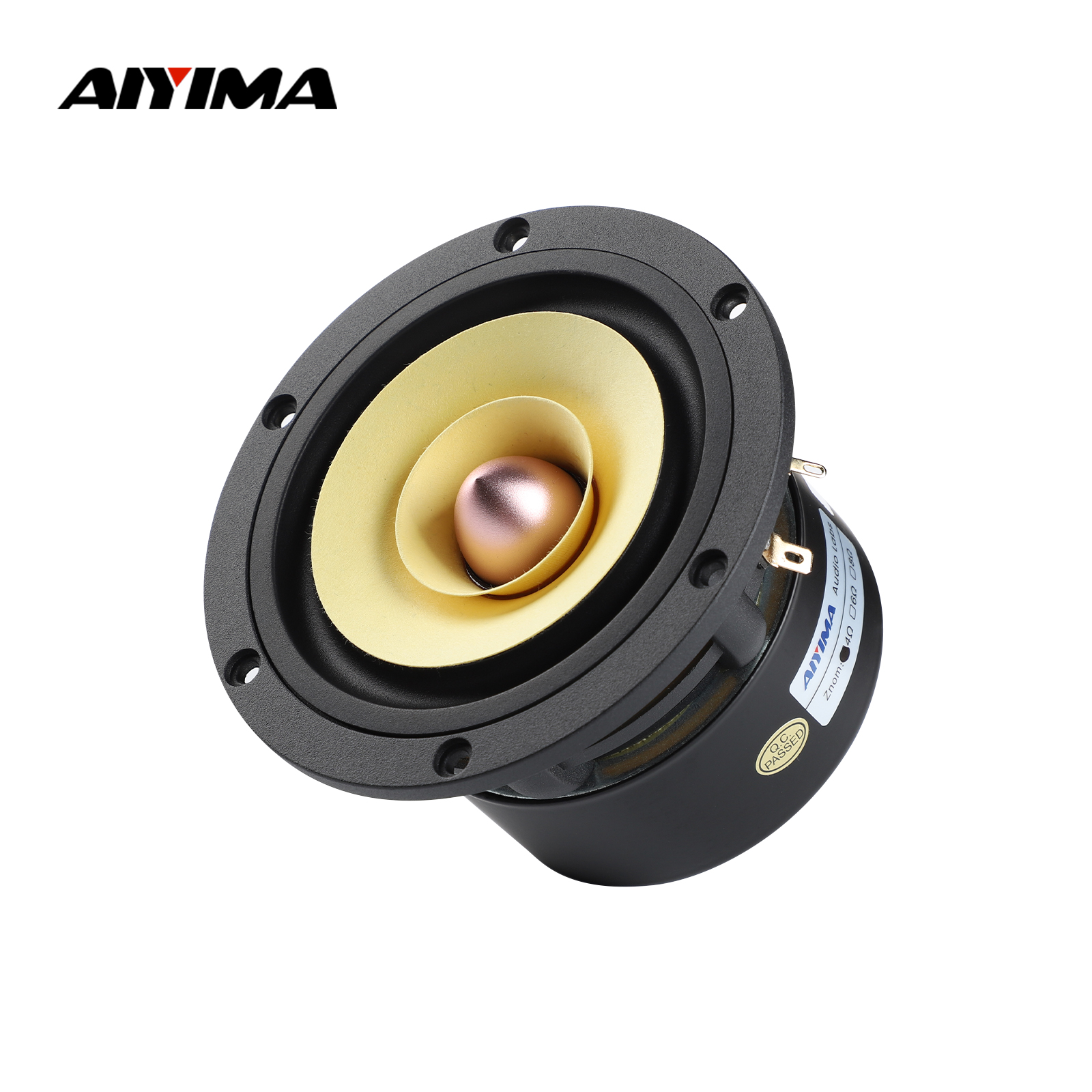 AIYIMA 1 pièce Haut-parleur large bande 4 pouces 4 8 Ohm 25W, unité de haut-parleur, tweeter, woofer, en aluminium, pour système audio Home Cinéma