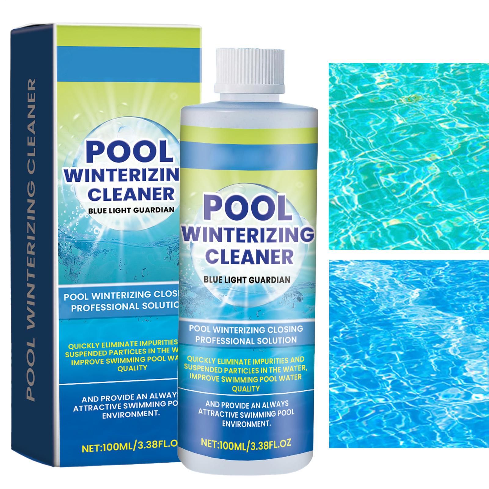 Clarificateur de piscine 100ml, flocculant de piscine creusée, clarificateur de jacuzzi, comprimés de nettoyage de piscine pour piscine