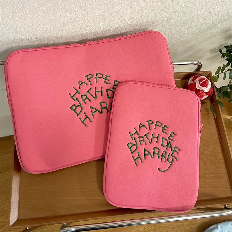 Funda Rosa para Laptop, Funda para MacBook Air/Pro de 13-15.6 Pulgadas, para Xiaomi/Dell, Linda Funda Protectora para Tablet, Funda para iPad de 9-11 Pulgadas