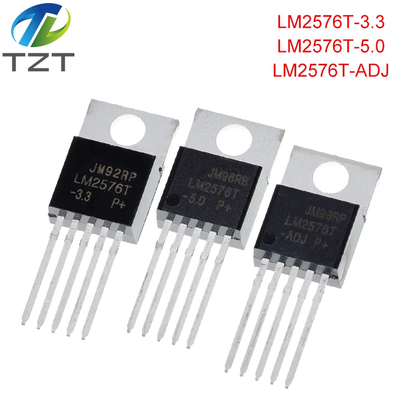 TZT 10/30PCS LM2576 LM2576T LM2576T-ADJ LM2576T-3.3 LM2576T-5.0 Voor spanningsregelaar module