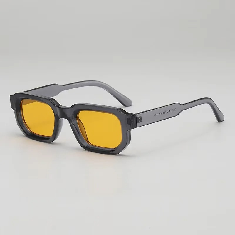 Nuovi Occhiali da Sole Vintage con Montatura Rettangolare per Uomo e Donna, Design di Marca di Lusso, Protezione UV400