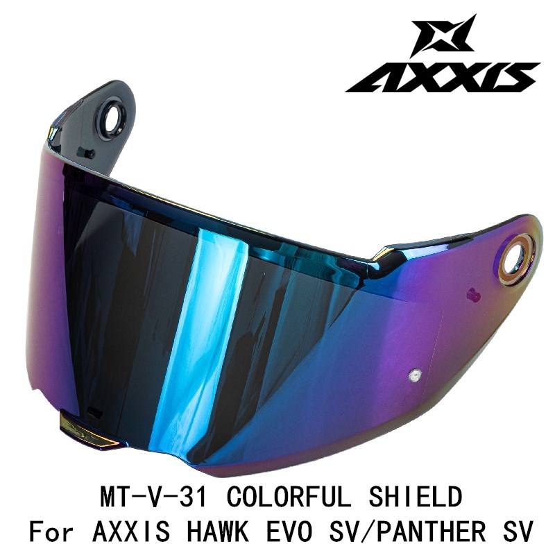 A ​ XXIS HAWK EVO SV casco escudo PANTHER SV casco escudo original AXXIS accesorios MT-V-31 escudo piezas de repuesto