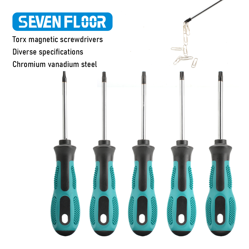 1PC Torx Magnetic Screwdriver Set Precision T5 T6 T7 T8 T9 T10 T15 T20 T25 T27 T30 Safety Controller Maintenance Manual Tool