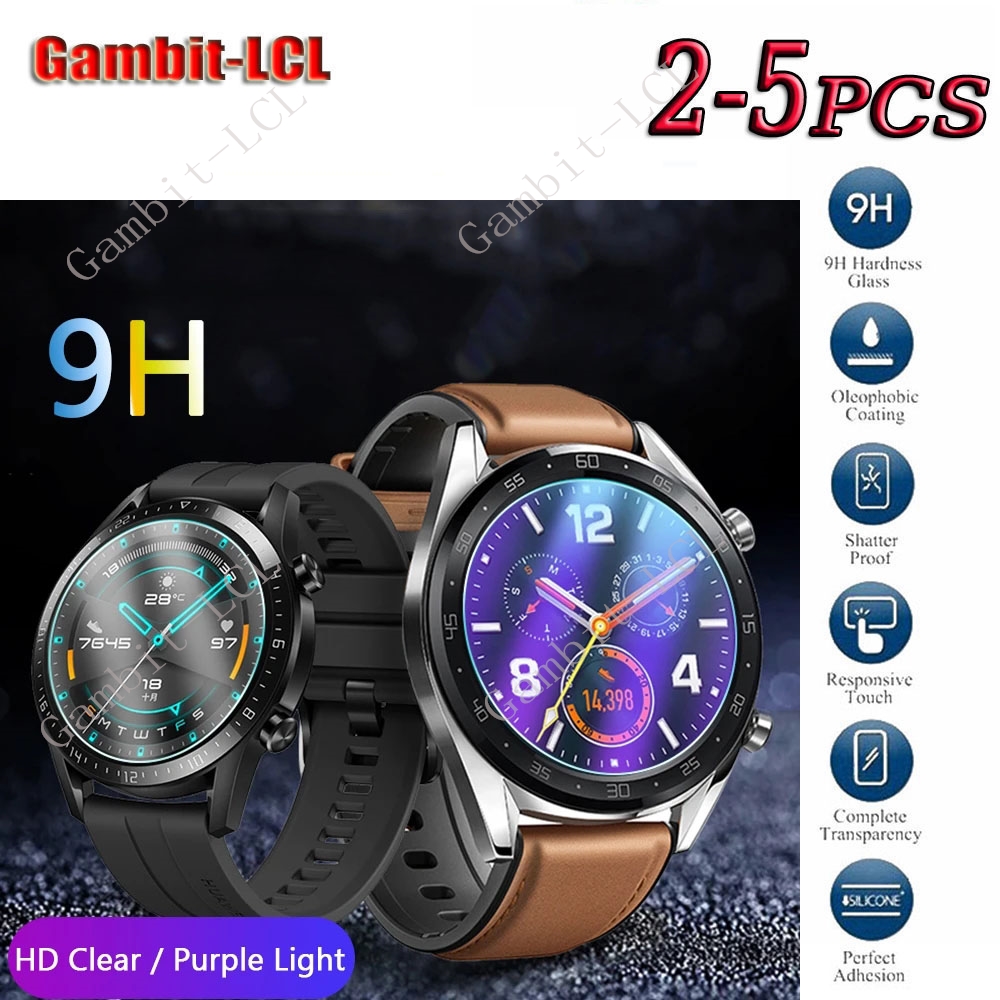 Pellicola proteggi schermo in vetro viola chiaro per orologio intelligente per diametro 30MM 30,5MM 31MM 31,5MM 32MM 32,5MM 33MM 33,5MM 34MM 30-46MM