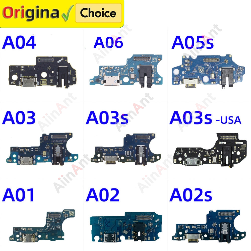 Ban Đầu Dành Cho Samsung Galaxy Samsung Galaxy A01 A02 A02s A10 A10E A10s A11 A12 Sạc Nhanh USB Loại C Phụ Cổng Kết Nối ban Dock Cáp Mềm