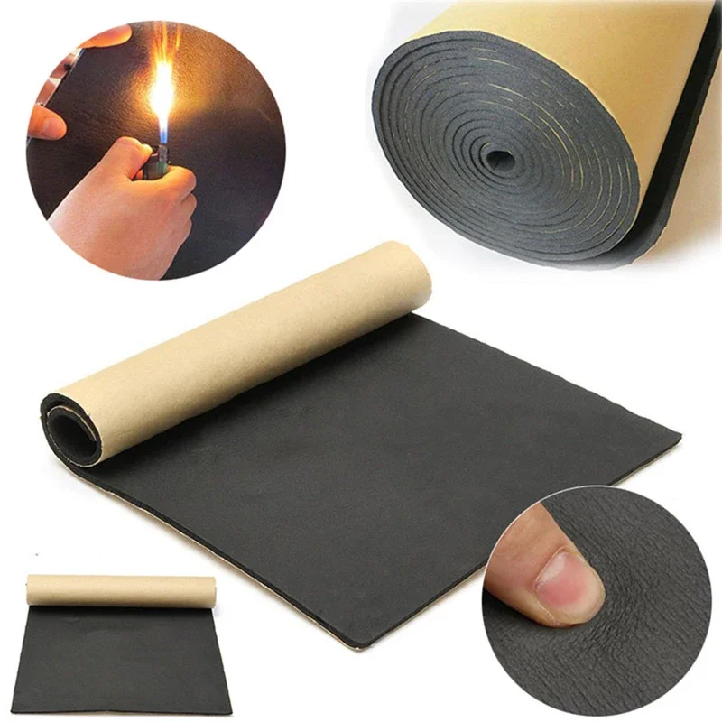 100*50 centimetri 3/5/10/20 millimetri Auto Sound Deadener Zerbino A Prova di Rumore Cofano Isolamento Fonoassorbente Motore Firewall Schiuma di Calore adesivo di cotone