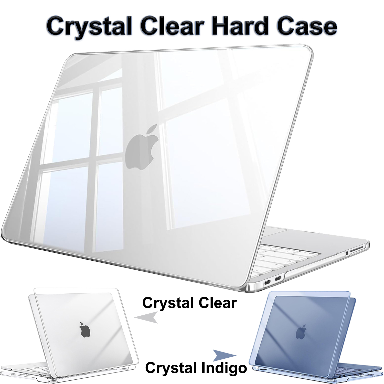 Casing untuk MacBook Neo 13 Inci A3404 (Rilis 2026) - Penutup Snap On Transparansi Tinggi Ultra-Tipis Pelindung untuk Chip A18 Pro