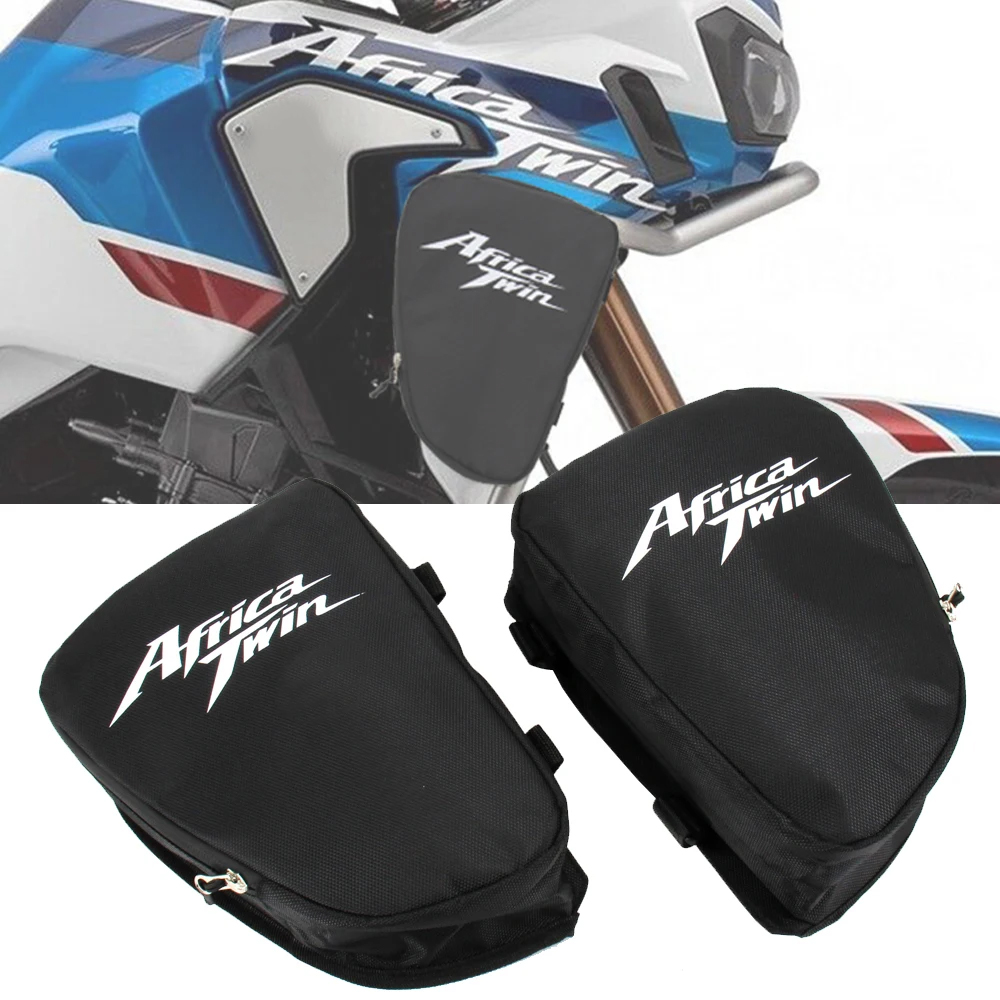 Untuk Honda Africa Twin CRF1000L Petualangan Olahraga Motor Bingkai Kecelakaan Bar Tas Alat Penempatan Tas Travel