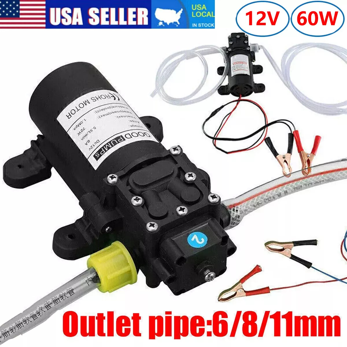 Extracteur de liquide de carburant, huile moteur, Siphon électrique, pompe de changement de transfert, DC 12V 60W