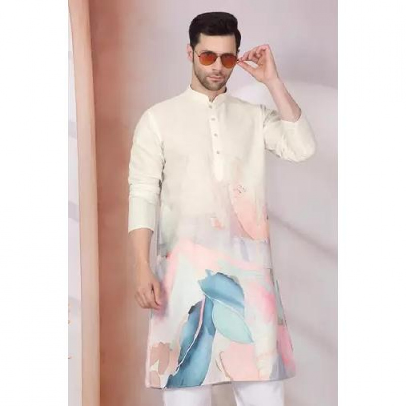 Longline camisas brancas para homens muçulmanos roupas de oração luxo estilo africano bronzeamento vestido impresso trajes masculinos camisa árabe