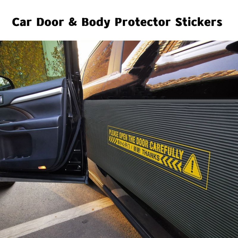 Protezione per portiera per auto ultra lunga e ispessente, bordo laterale del corpo, adesivi di protezione anticollisione antigraffio ad adsorbimento magnetico