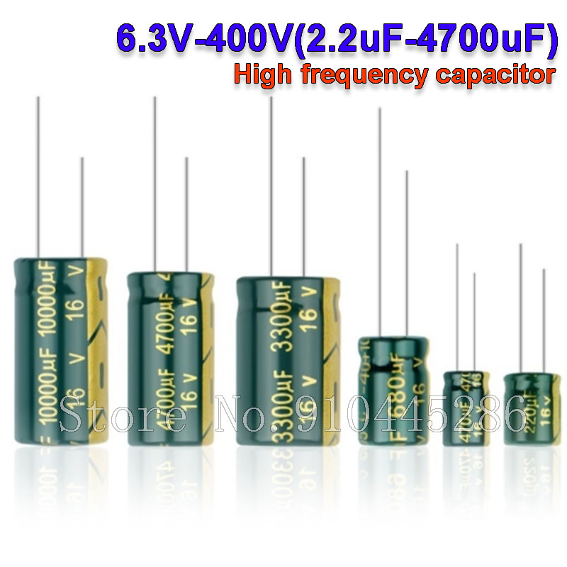 10V 16V 25V 35V 50V 400V Ibuw Condensador de aluminio de baja frecuencia ESR 100UF 220UF 330UF 470UF 680UF 1000UF 2200UF 3300UF
