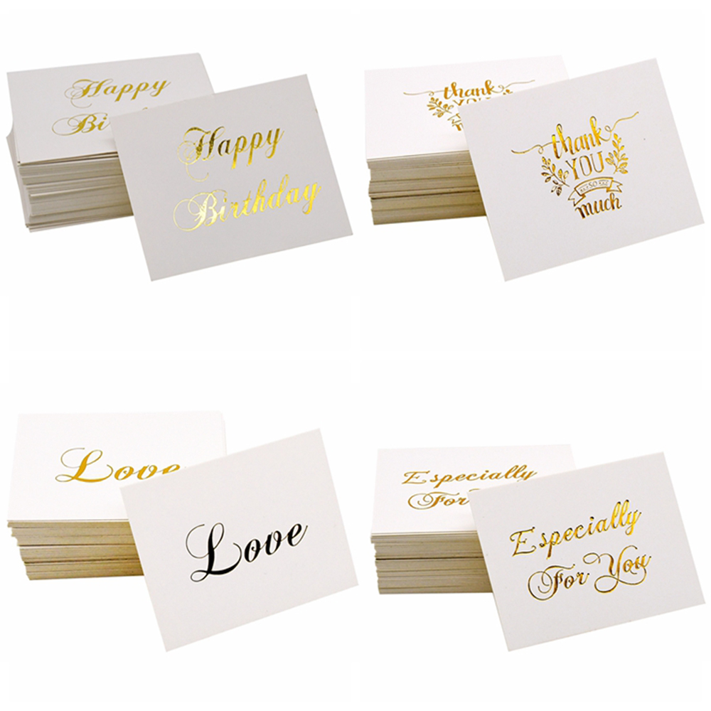 10-30 pezzi di carta di carta bianca "grazie" piccola carta regalo decorazione carta scrivibile 6x8 cm bomboniere carta 6X8 cm