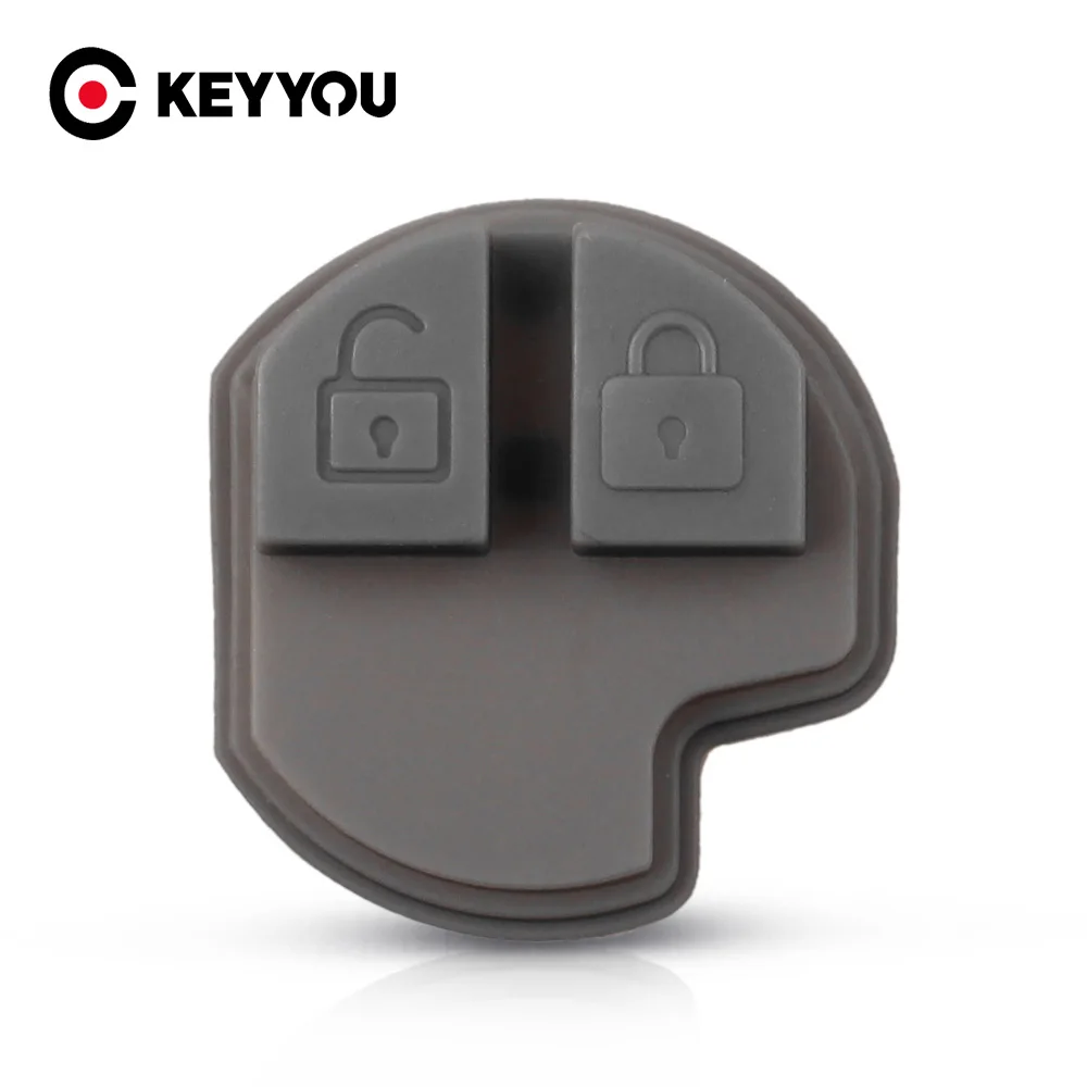 KEYYOU 2 кнопки для Suzuki Key Swift Grand Vitara SX4 Liana Aerio Jimn авто ключ дистанционного ключа автомобиля силиконовый резиновый кнопочный коврик