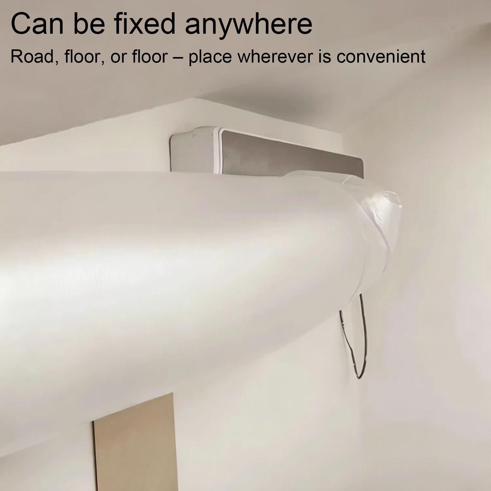 Draagbare AC-slang Flexibele uitlaatbuis Draagbare airconditioner-uitlaatslang voor binnen, thuis, slaapkamer, garage, kantoor, camper, muur