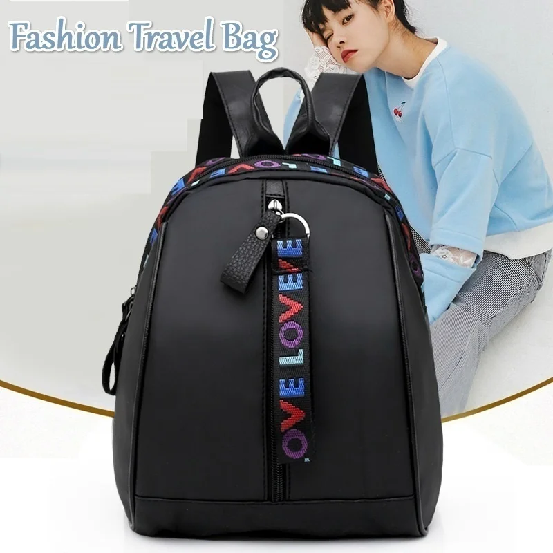 Mochilas para mujer Moda LOVE Bolso de hombro casual Mochila escolar