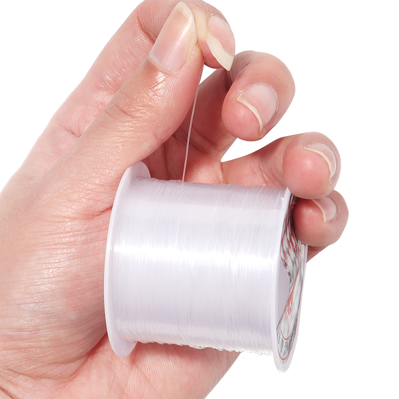 Louleur ligne de pêche pour perles fil clair Non extensible en Nylon chaîne perles cordon fil pour la fabrication de bijoux approvisionnement en gros
