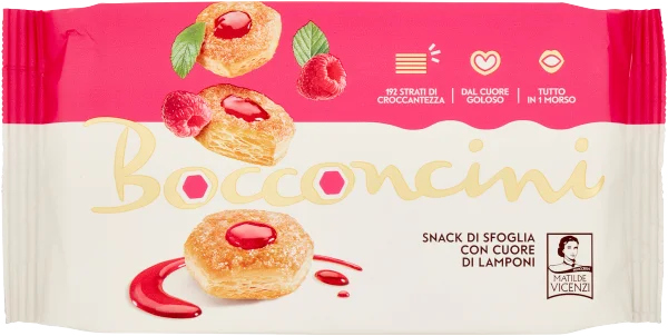 Kuchen mit weißer Schokolade Creama Di Lampone 90g - Vicenzi