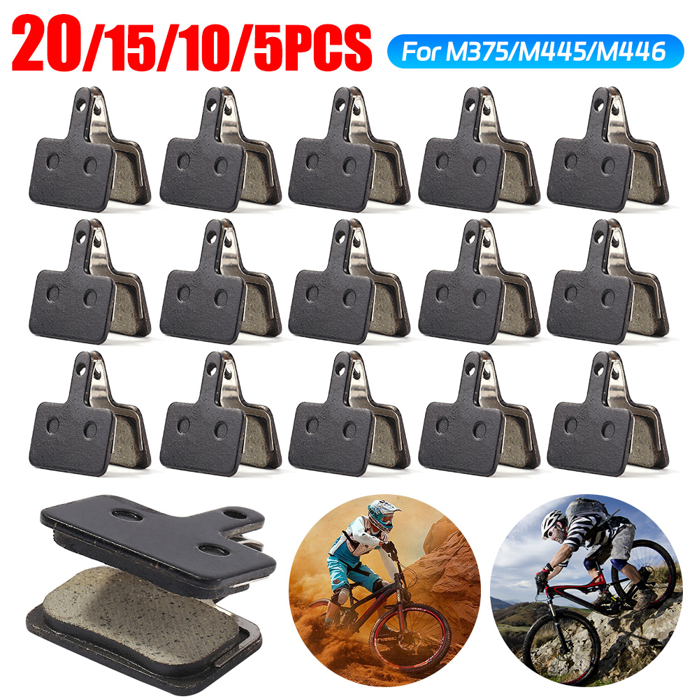 Pastillas de freno de disco de bicicleta de resina, 5-20 pares, para Shimano B01S MT200 M400 MT500 M315 M525 M475 M495 M515 M975 M355 M375 MTB, pieza de bicicleta