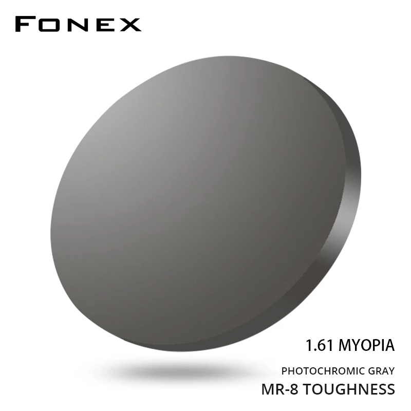 1.61MR-8 lenti ottiche asferiche Super resistenti fotocromatiche di alta qualità più sottili personalizzate (per punzone/trogolo/Trim)