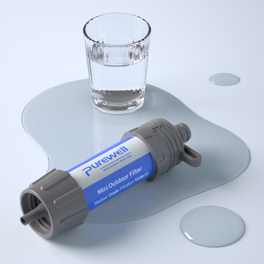 Outdoor-Wasserreiniger, Ultrafiltrationsmembran, Wasseraufbereitung, StrawDirectDrinkingWild Drinking, tragbarer Mini-Außenfilter