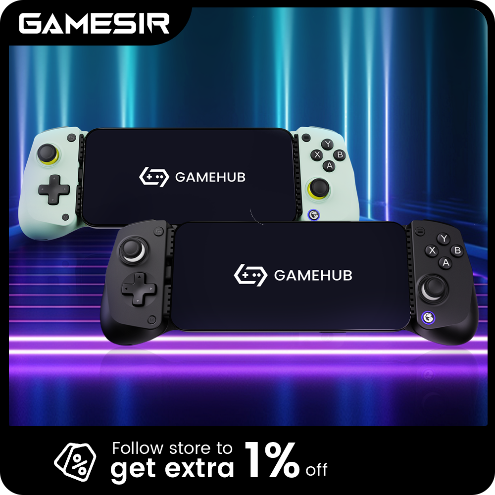 GameSir X5 Lite Gamecontroller für Android, iPhone 16/15, iPad mini - Hall-Effekt-Joysticks, App-Unterstützung für mobiles Gaming