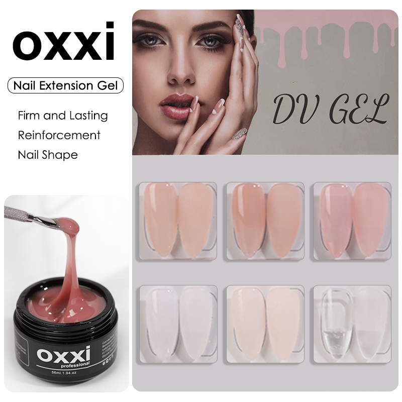 OXXI 56ml UV Nagelverlenging Gel Semi-permanente Builder Vernis Manicure Poly Nagels Gellac Acryl Gel Polish Gemakkelijk opbouwen Emaille