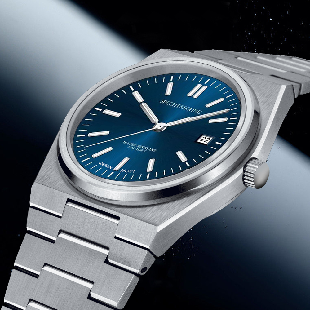 2025 nuovi arrivi Specht & Sohne orologi da uomo in acciaio inossidabile zaffiro classico orologio da uomo al quarzo Relogio Masculino 100M impermeabile