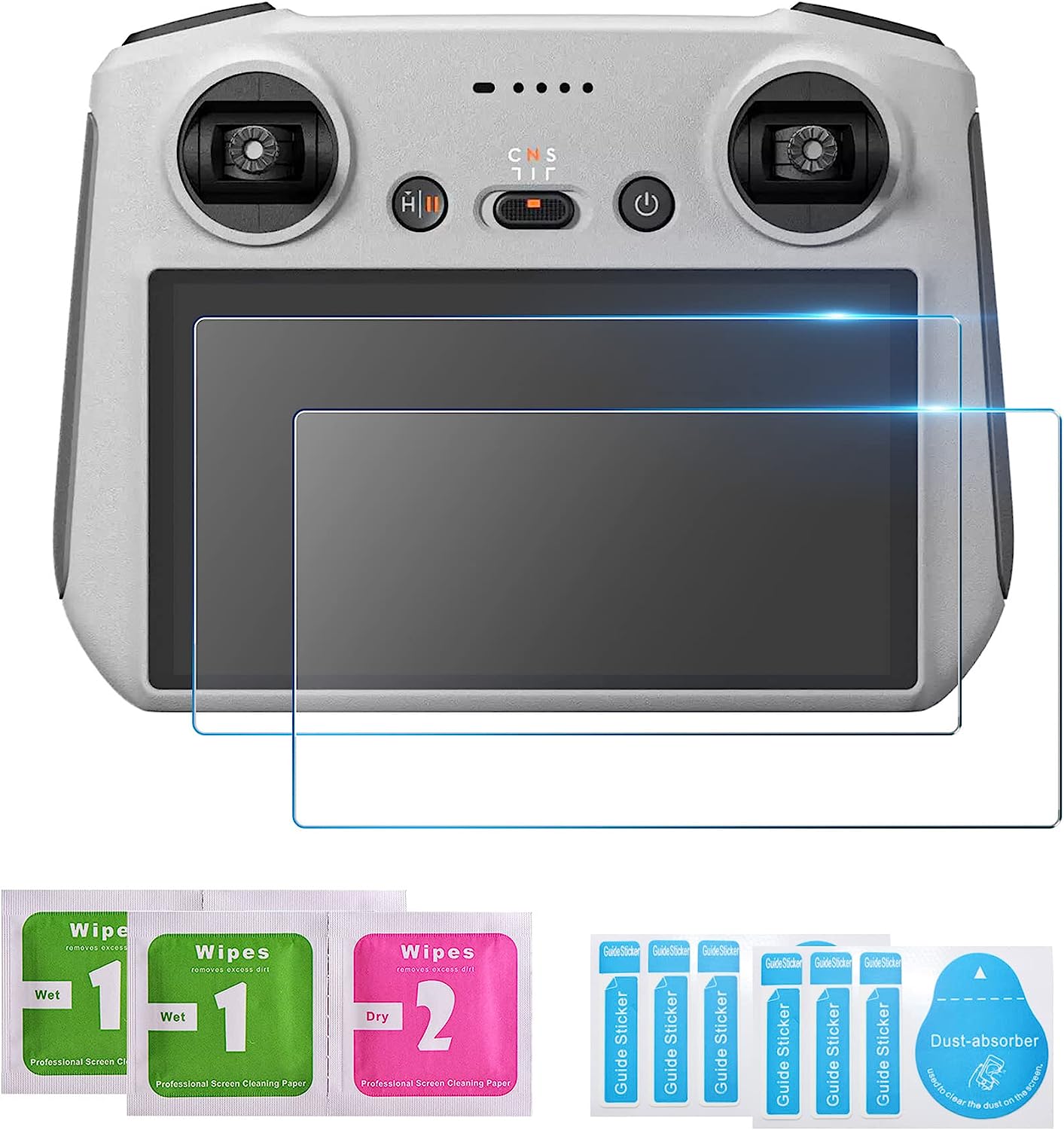 Película protectora para DJI Mini 3 Pro HD Protector de pantalla de vidrio dureza película de pantalla antiarañazos accesorios de control remoto RC