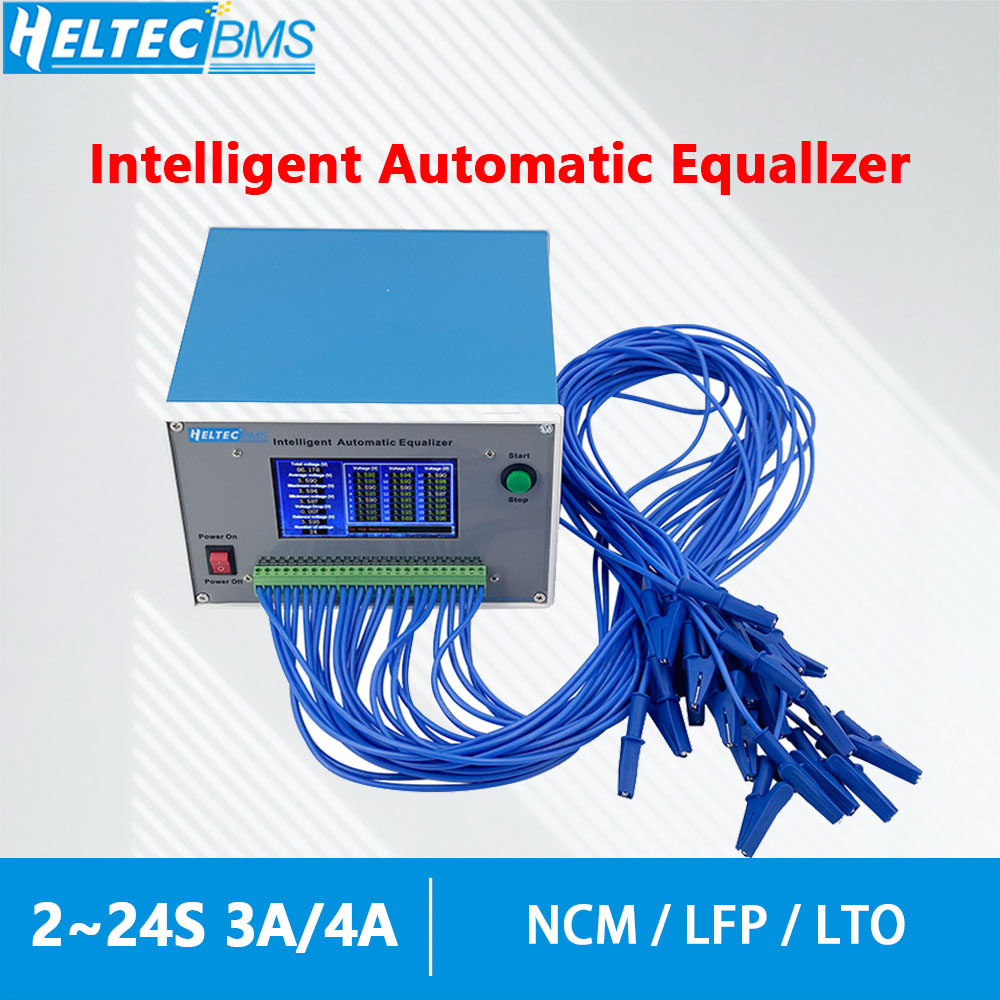Instrumento de Ecualización Inteligente de Baterías Heltec 2~24S 3A/4A para Baterías NCM/LFP/LTO/Voltaje Nominal 2V-4.5V
