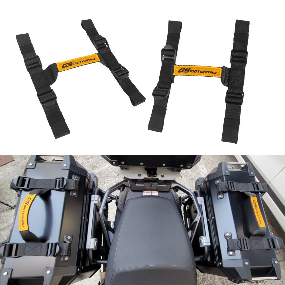 Uniwersalny uchwyt boczny z paskiem ze stopu aluminium do BMW R1200GS LC R1250GS ADV F850GS do Benelli TRK502X