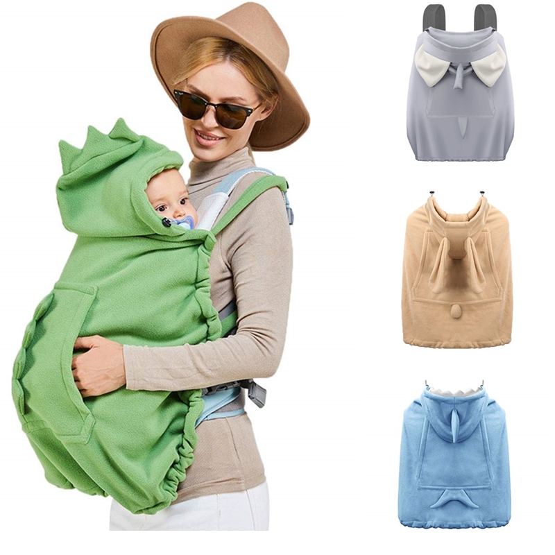 1pc capa de carrinho de bebê à prova de vento e capa de portador de bebê com capuz capas elásticas para bebê terno reversível com capuz para todas as estações