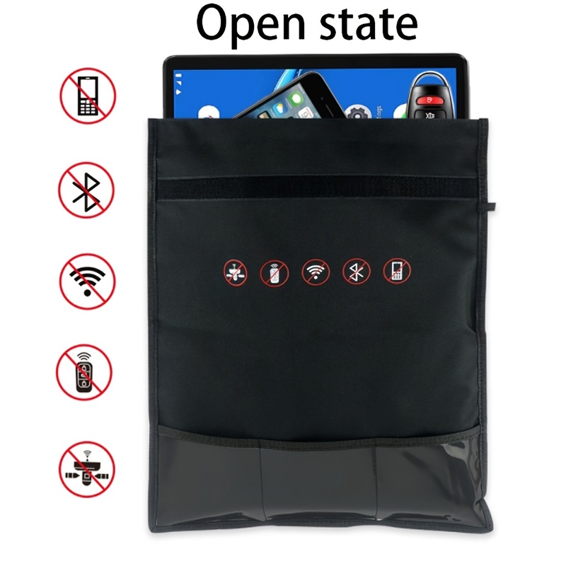 旅行用品、信号遮断バッグ、車のキー信号遮断バッグ、放射線防止RFIDモバイルウォレットプライバシー保護バッグ