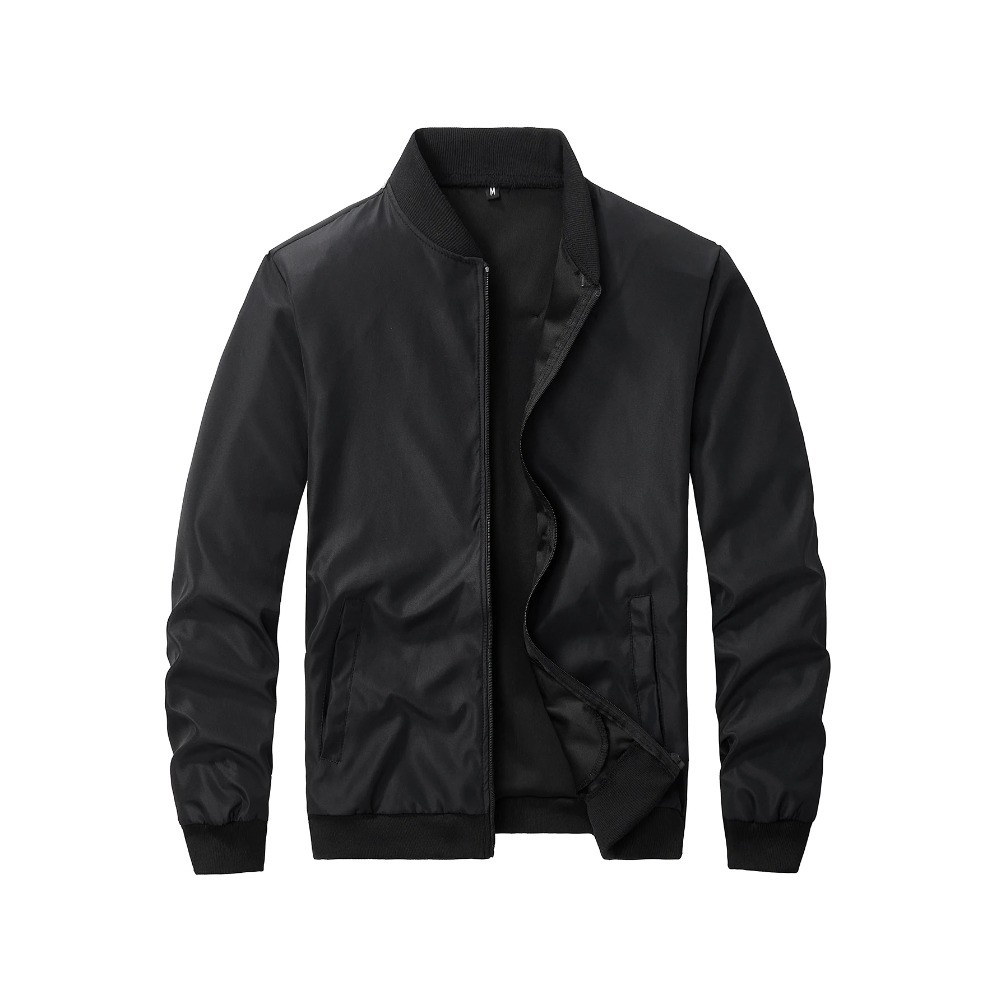 1 stks lente en herfst nieuwe honkbalkraag korte losse jas heren business casual dunne jas trend