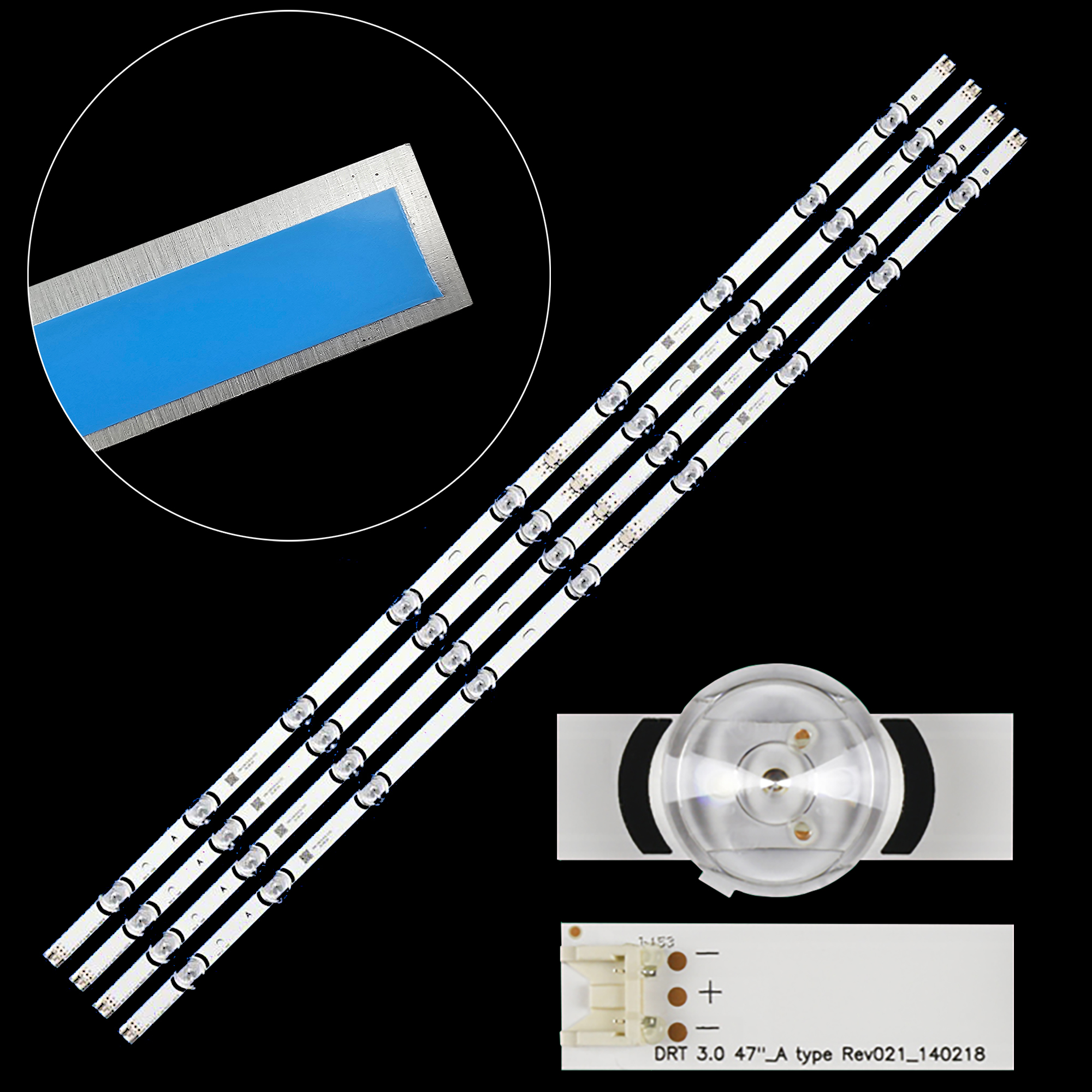 Strip LED untuk TV DRT 3.0 47" 47LF5610 47LF580V 47LF5800 47LB5700 47LB570U 47LB570V 47LB653V 47LB561U47LB6500 LC470DUH
