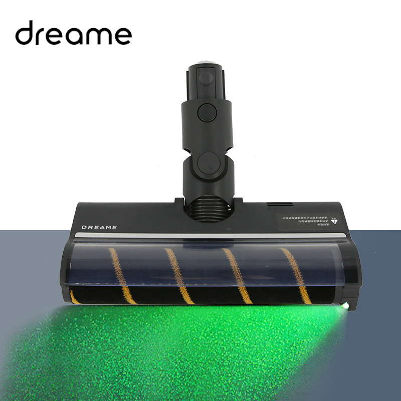 Dreame V12S V16S V11 V12 T10 T20 T30 T20pro T30NEO V16 V12pro cepillo de rodillo con LED verde polvo suave cabezal de cepillo de suelo de terciopelo