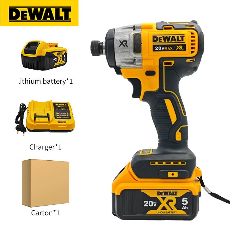 Dewalt DCF887 Бесщеточный электрический ударный шуруповерт Беспроводная отвертка Электрическая ударная дрель для аккумулятора Dewalt 20 В