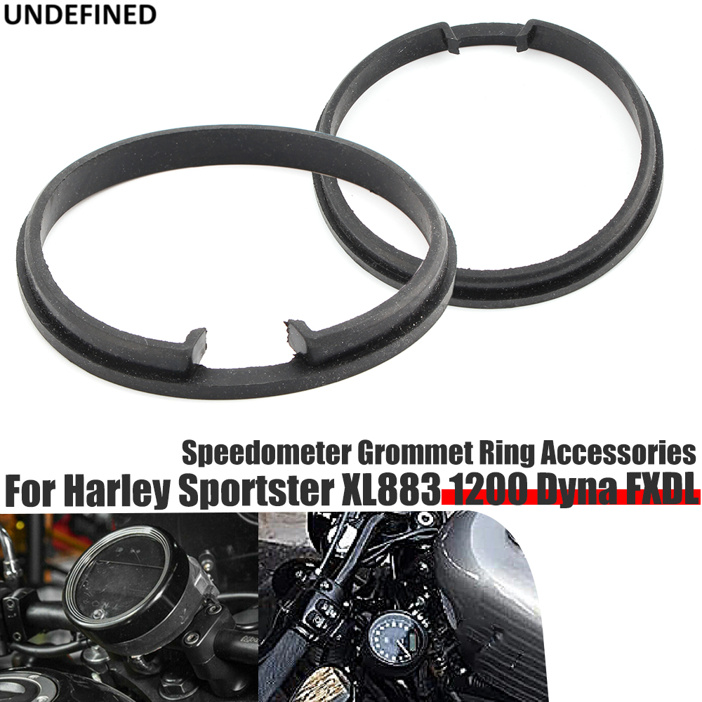 Œillets d'anneau déformable de compteur de vitesse pour moto, joint en caoutchouc pour Harley ocia Fat Bob Sportster XL 1200 883 ocia FXDL 96-21