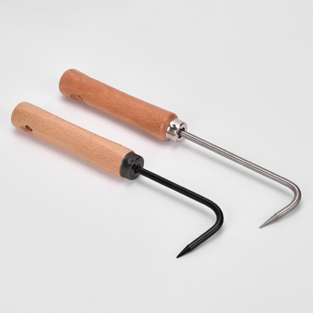 Gancho de garra única, ferramenta de afrouxamento do solo, gancho de raiz, ferramenta de jardim e jardinagem, pote de manutenção de bonsai, extrator de grama, 1 peça