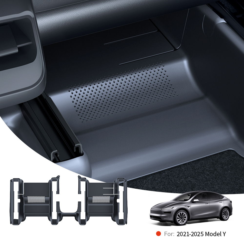YZ For Tesla Model Y/YL2026 TPE Under Seat Corner Guard Seat Slide Rails Protector Cover Anti-Kick Decor Flocking Accessories