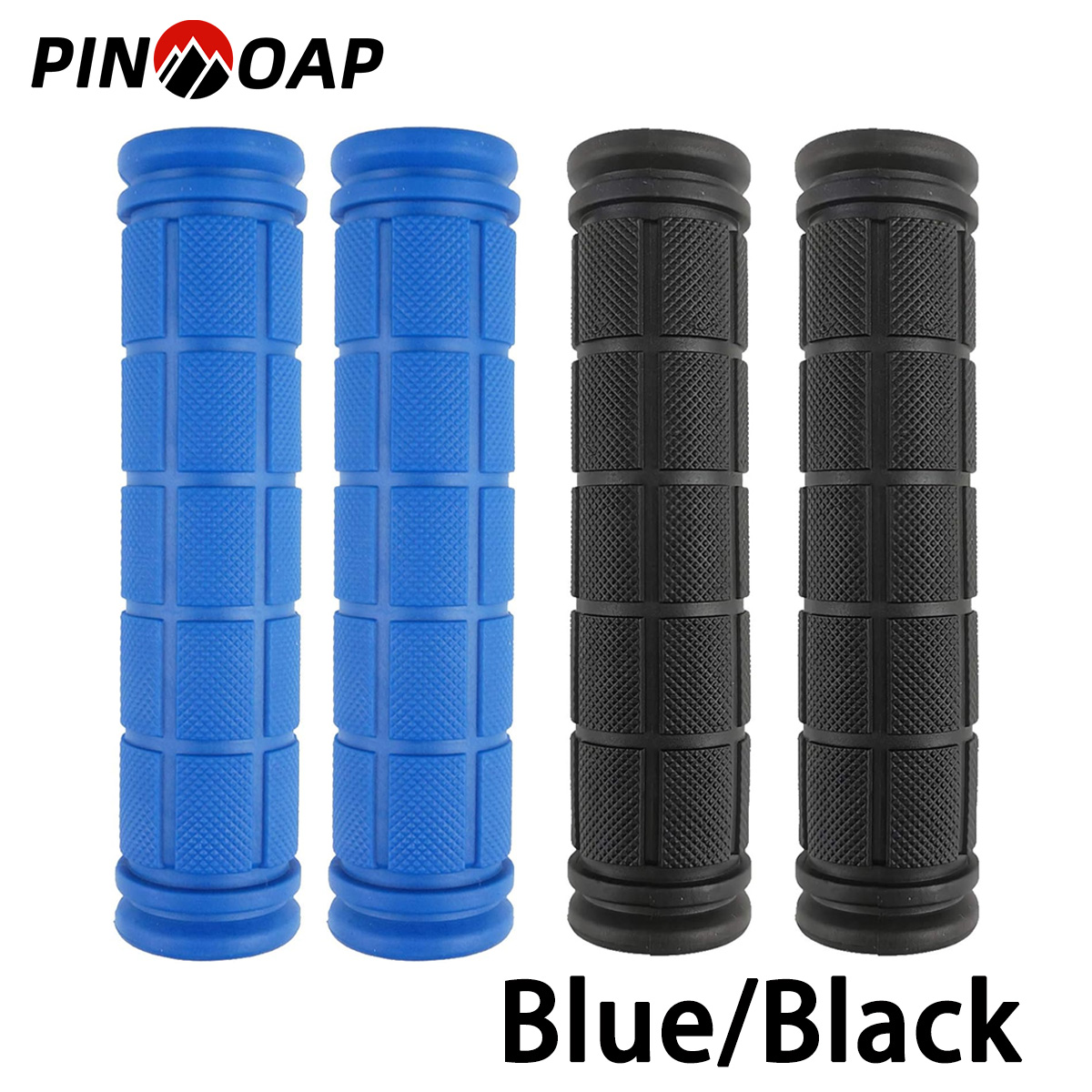 Housse de poignée antidérapante en caoutchouc souple pour vélo Bmx vtt, poignée de vélo de montagne, accessoires de vélo antidérapants disponibles en bleu et noir
