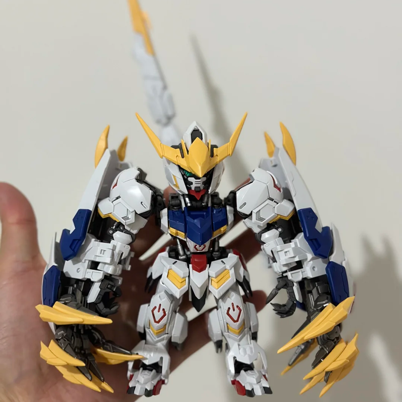 MGSD Barbatos ASW-G-08 Lord Wolf, Kit de modelo de ensamblaje Mech con garra grande y cola, decoración de escritorio, muñeca, rompecabezas para niños, juguetes coleccionables