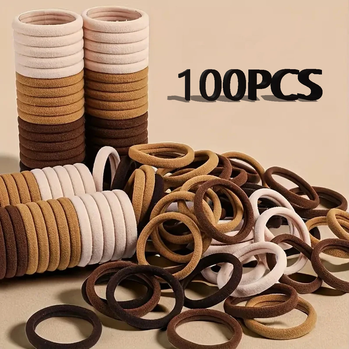 30-200 pçs acessórios de cabelo para mulheres menina faixas de cabelo básicas bandana cordas de cabelo laços rabo de cavalo titular simples e elegante náilon