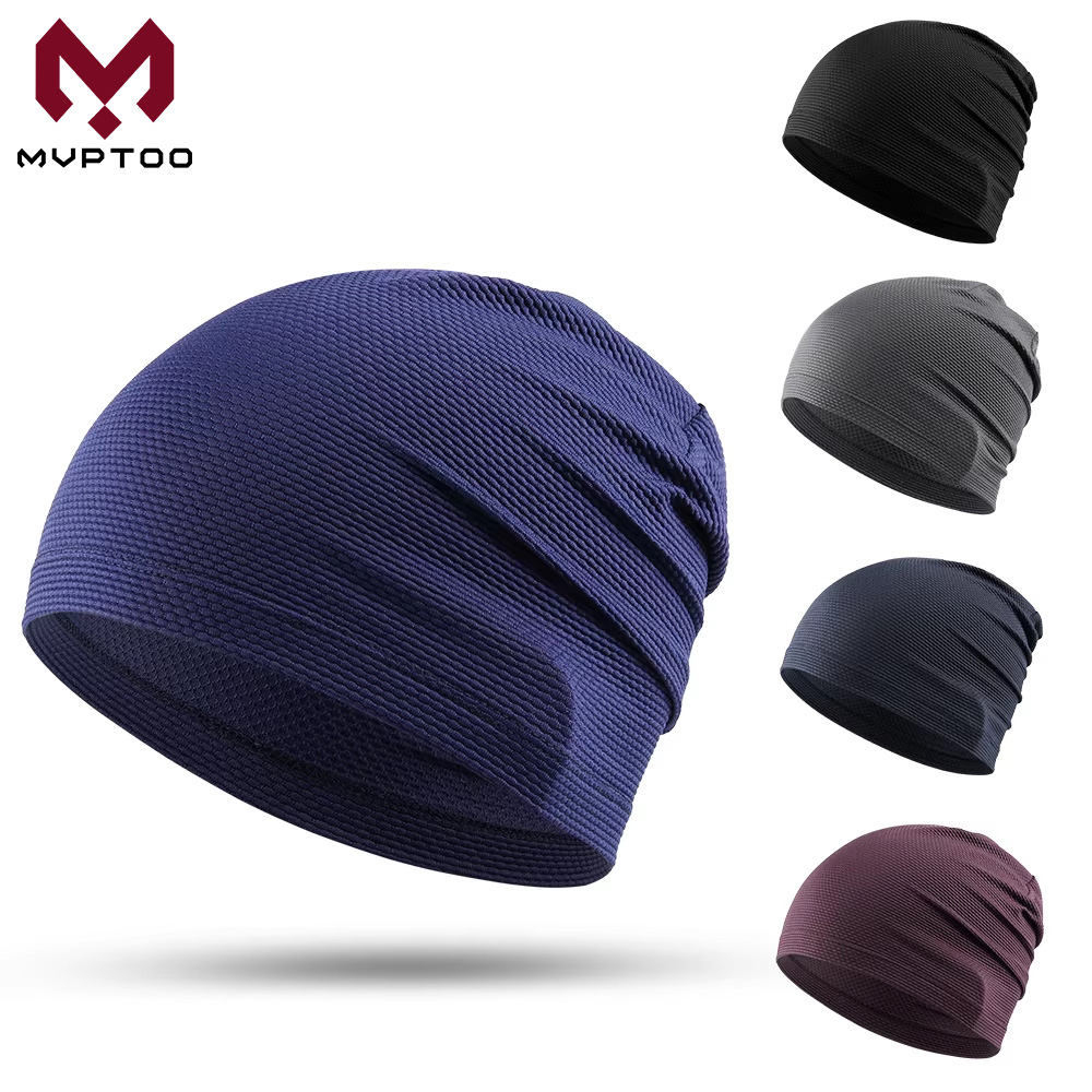 Moda Pile cappello uomo donna berretto sottile traspirante berretti morbidi Sport all'aria aperta foulard Hip Hop Baseball Tennis accessori da corsa