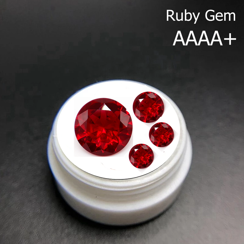 Rubí rojo picado natural sin calentar 10,50 quilates 12,0 mm Sri-Lanka VVS Piedra preciosa suelta para la fabricación de joyas