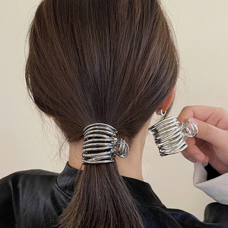Mode Onregelmatige Metalen Haar Klauwen Antislip Haarspelden Voor Vrouwen Meisje Hoge Paardenstaart Houder Haaraccessoires Clip Haar Grip Hoofddeksels