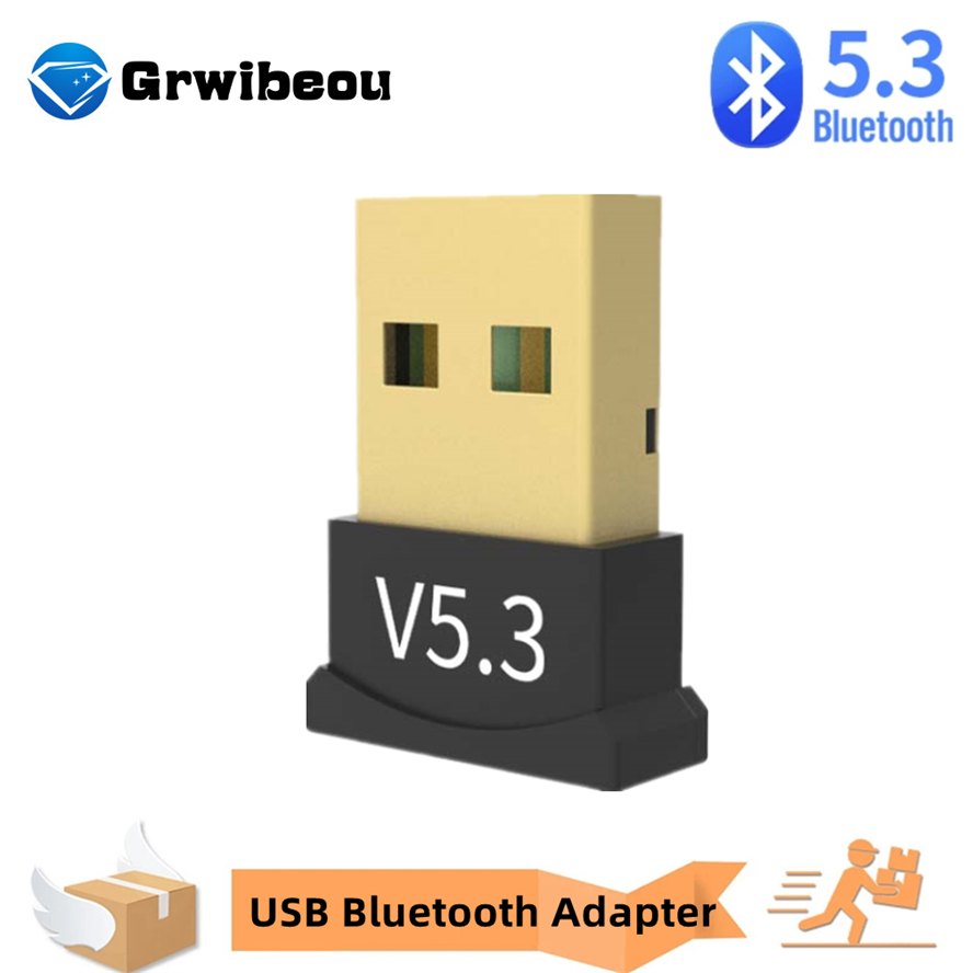 Adaptador Bluetooth 5,3 USB Bluetooth 5,1 para PC portátil Dongle Adaptador ratón inalámbrico Keyborad transmisor receptor de Audio y música